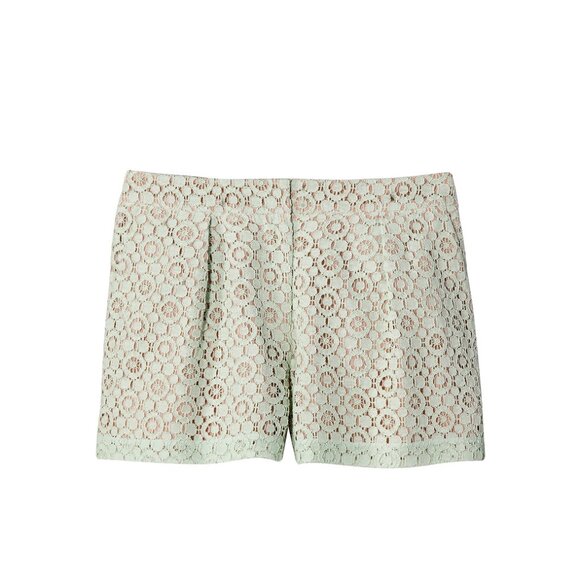 Victoria Beckham x Target Pleated Lace Short in Mint - Picture 1 of 16